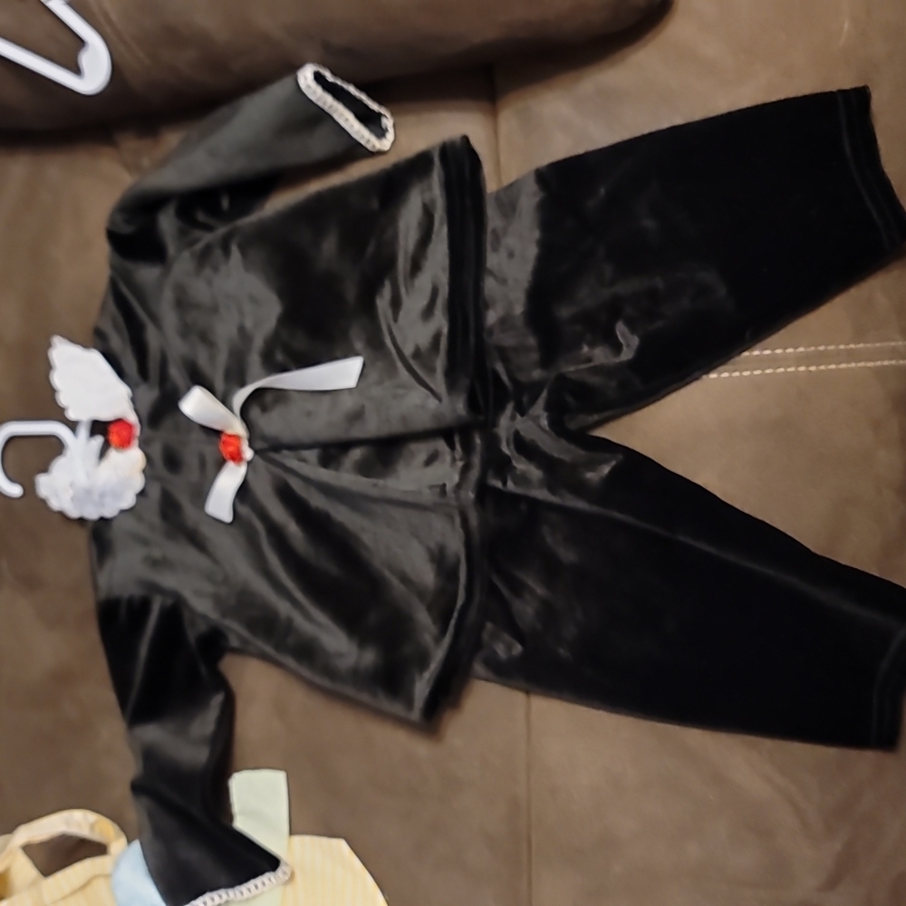 Black pants with top